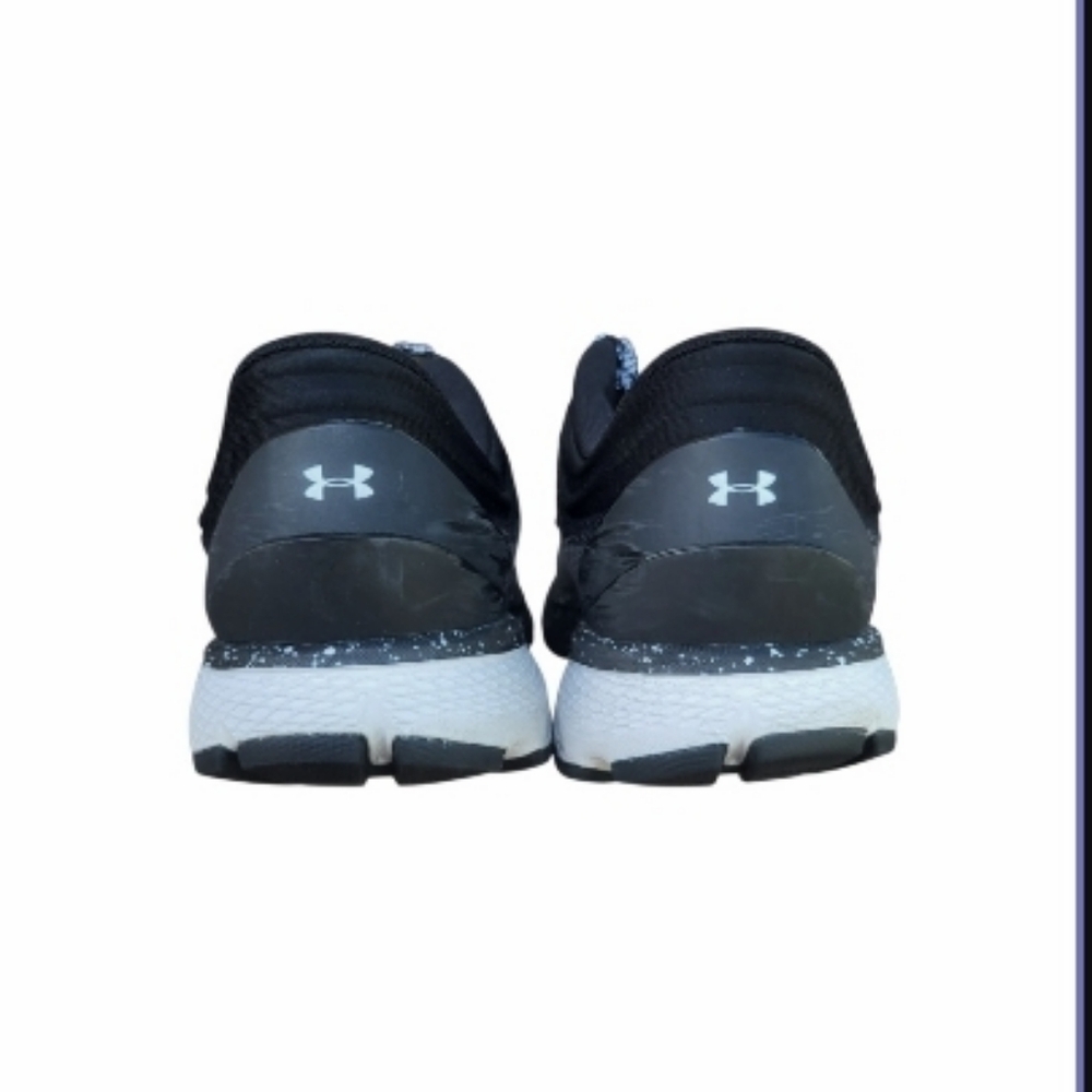 Wide Under Armour Charged Escape Athletic Run Tennis Shoe Sneaker Black Women 11 - Picture 4 of 9